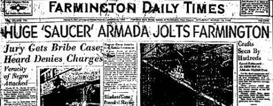 Saucer Armada Jolts Farmington 3-18-1950 (Res)